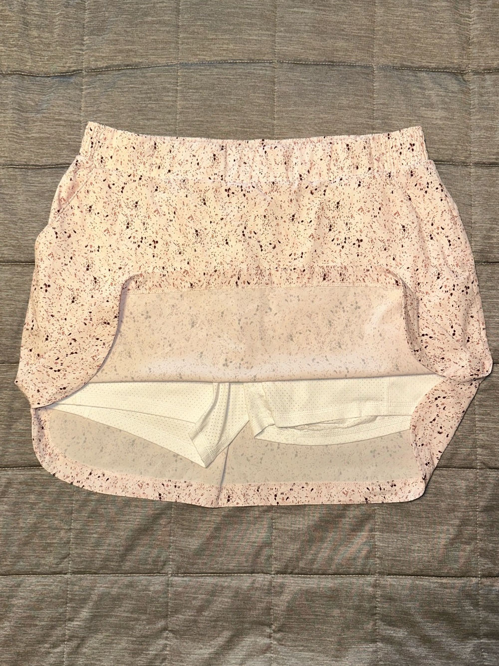 Calia Speckle Print Off White Women's Skort Large